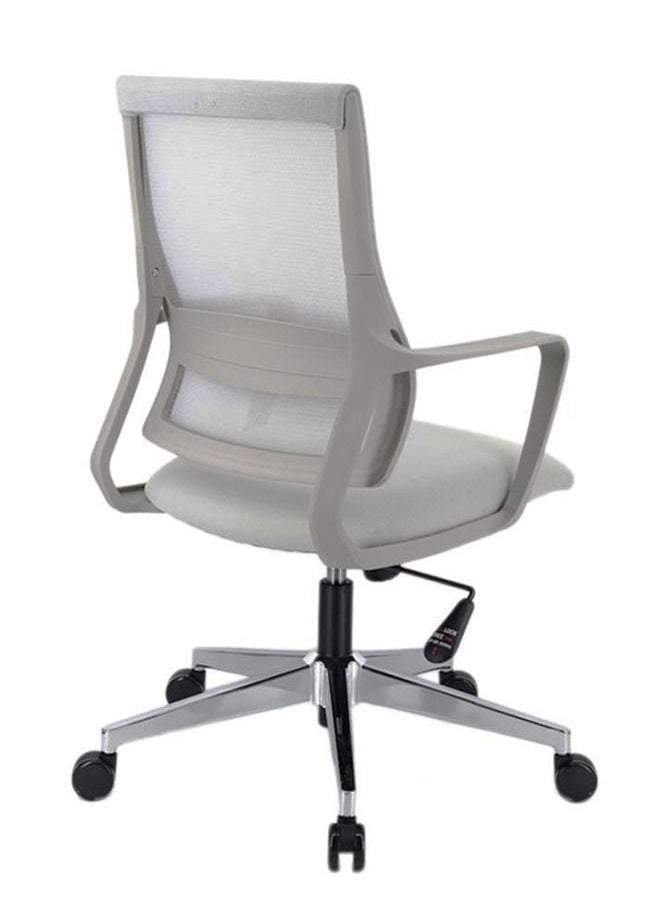 Neo Front - Office Chair Ergonomic Desk Chair Low Back Mesh Chair Executive Chair Swivel Computer Chair with Lumbar Support Grey - Image 1