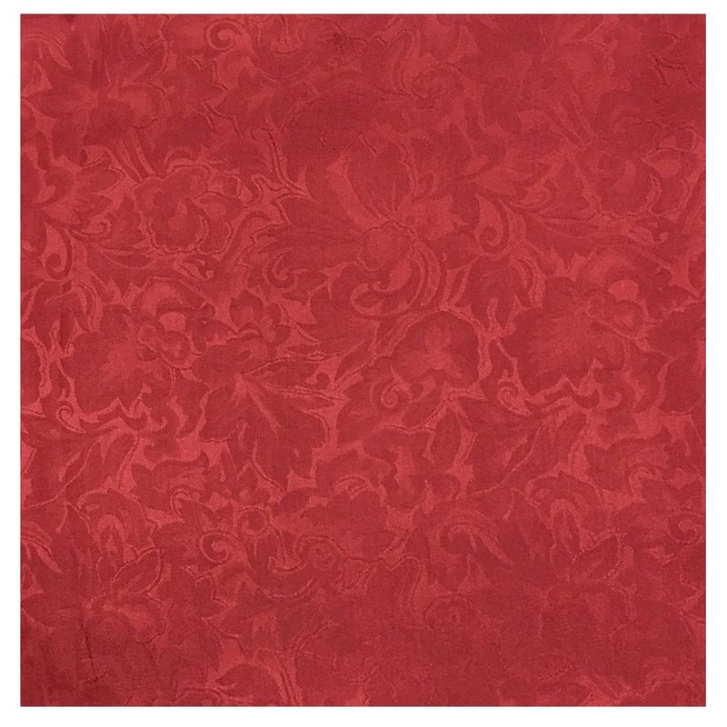 WYOMING TRADERS Casual Unisex Adult Lightweight Breathable Jacquard Red Regular Silk Scarf, 34.5" - Image 3