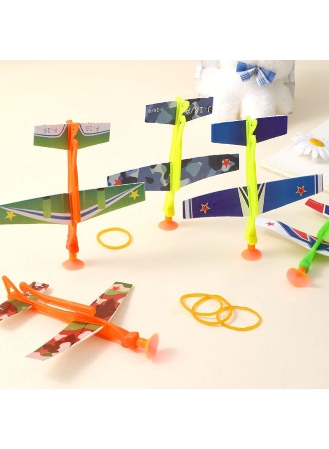 كيبي Catapult small plane 4-piece building block toy airplane model for parent-child interaction, small gift for kindergarten children (random color) - Image 4