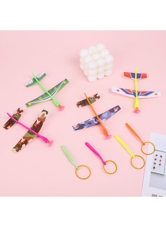 كيبي Catapult small plane 4-piece building block toy airplane model for parent-child interaction, small gift for kindergarten children (random color) - Image 3