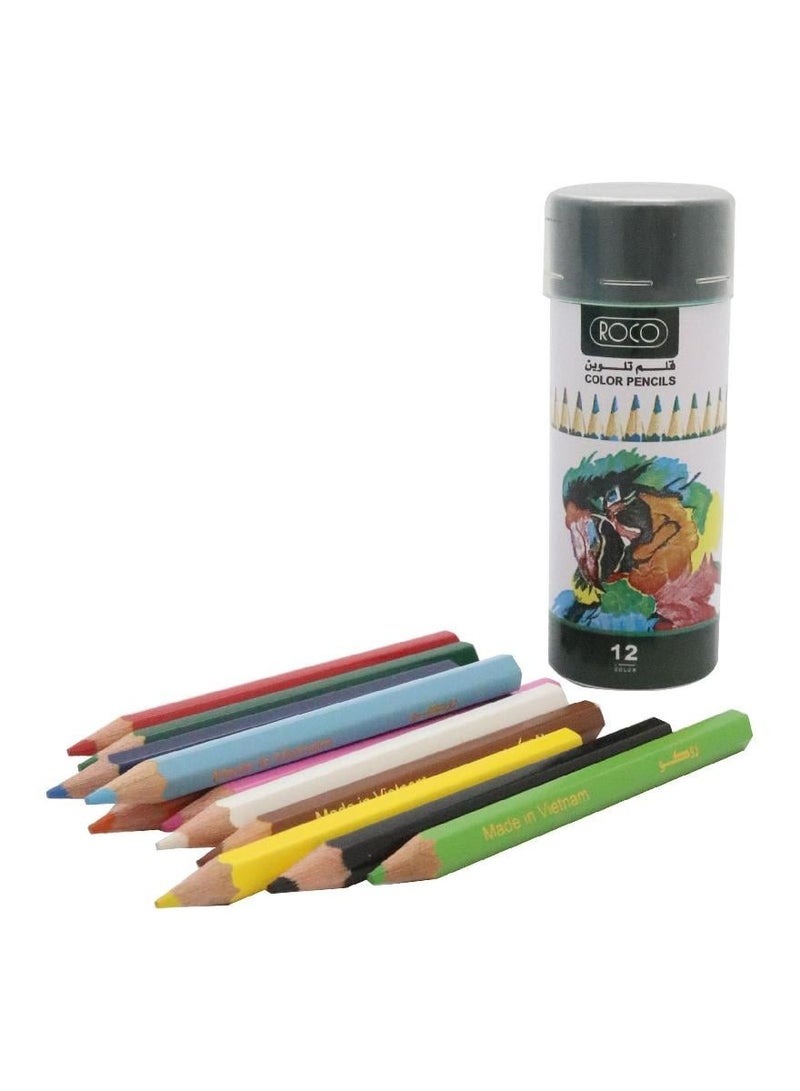 Roco Color Pencils, Pack of Original 12 Color Pencils - Image 3