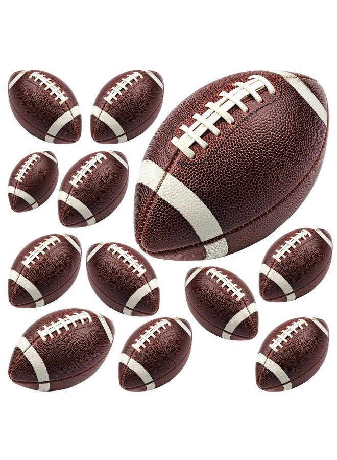 StikArt 12 Football Sticker Decals for Cars Walls Windows Laptops Doors Refrigerators (3.7" to 13") - Image 1