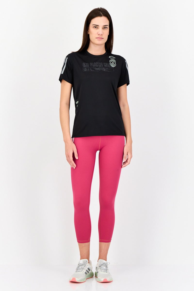 Adidas Women Sportswear Fit Training Top, Black - Image 4
