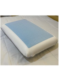 MAXQON Cool Gel Deluxe Memory Foam Pillow With Cooling Technology and Removable Cover - 60x40x13 cm  - Image 4