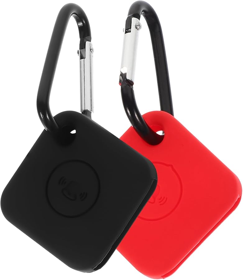 2Pcs Silicone Protective Cover for Tile Mate with Carry Clip Easy Installation - Image 1