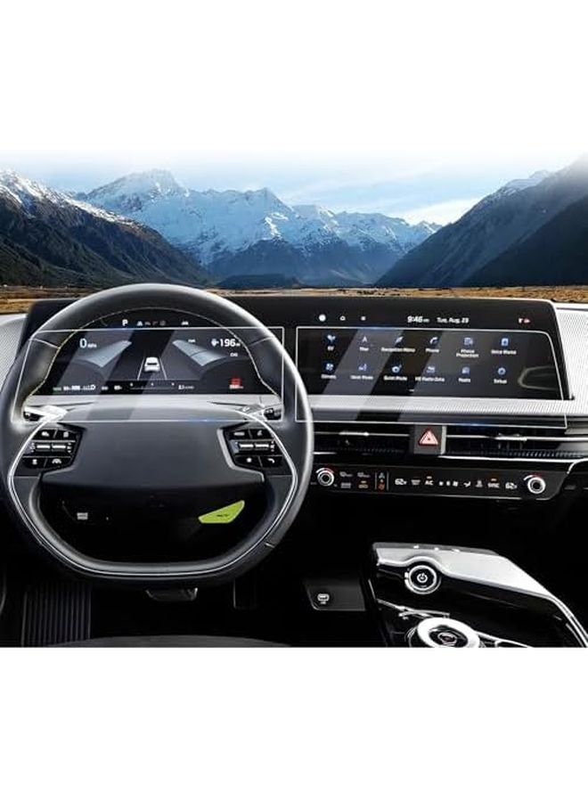 2025 Kia EV6 12.3 Inch Navi Dash Nano Touchscreen Protector 4PCS 2023 2025 Models - Image 1