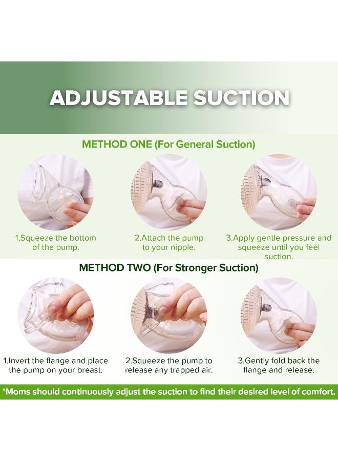 haakaa مضخة الثدي اليدوية هاكّا، شفافة، 4 أونصات/100 مل - Image 3