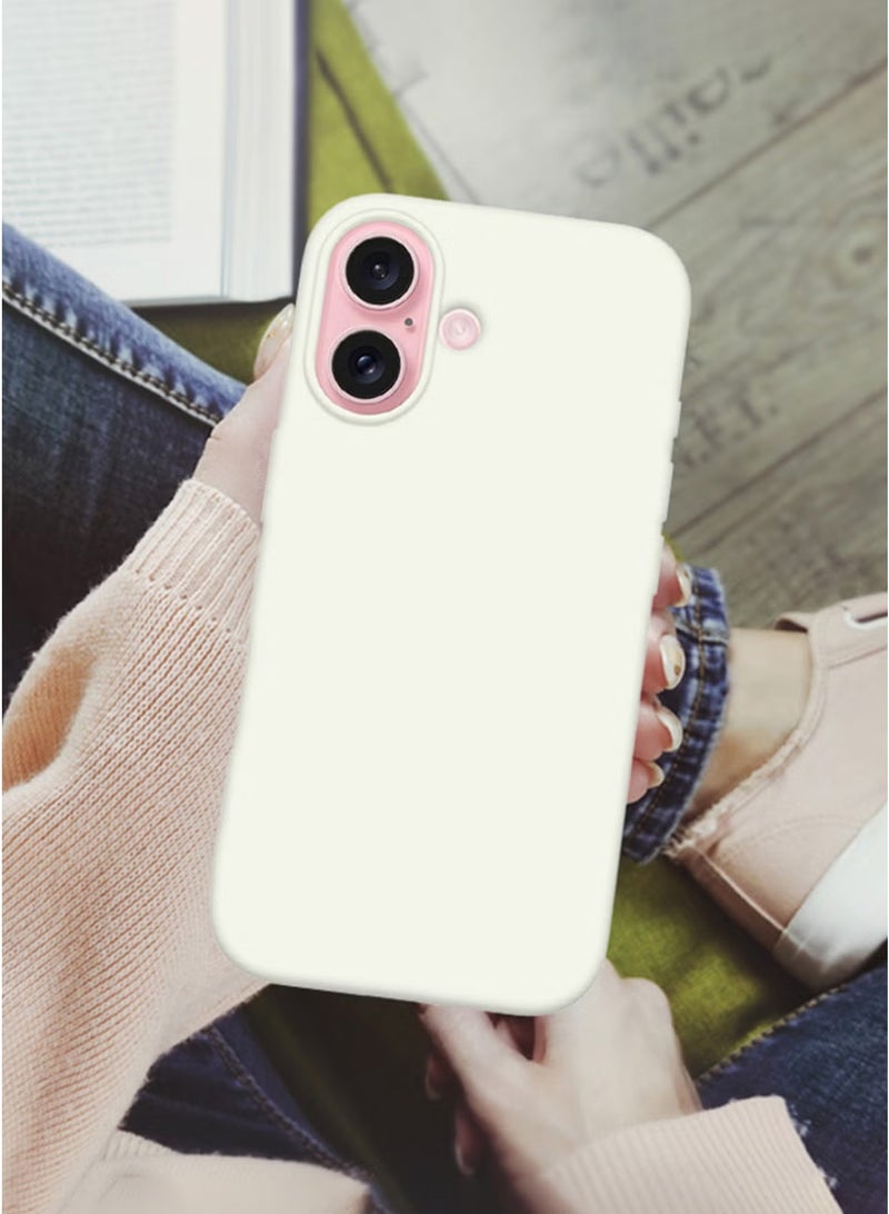 (for iPhone 16 Plus) Case, Slim Silicone Case, Full Covered Anti Scratch Shockproof Protective Cover - Image 3