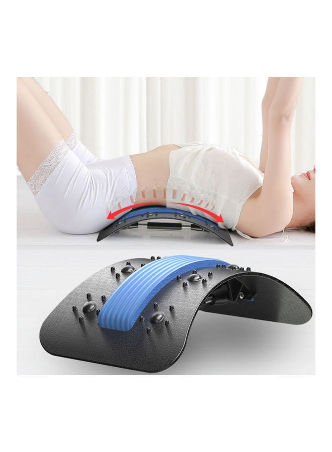NIBEMINENT Back Stretch Equipment Massager Fitness Lumbar Support Relaxation Care Tool 37x24.5x9.5cm - Image 2