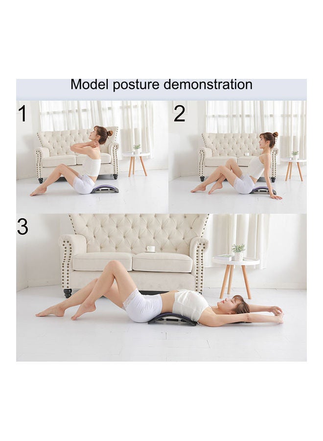NIBEMINENT Back Stretch Equipment Massager Fitness Lumbar Support Relaxation Care Tool 37x24.5x9.5cm - Image 5