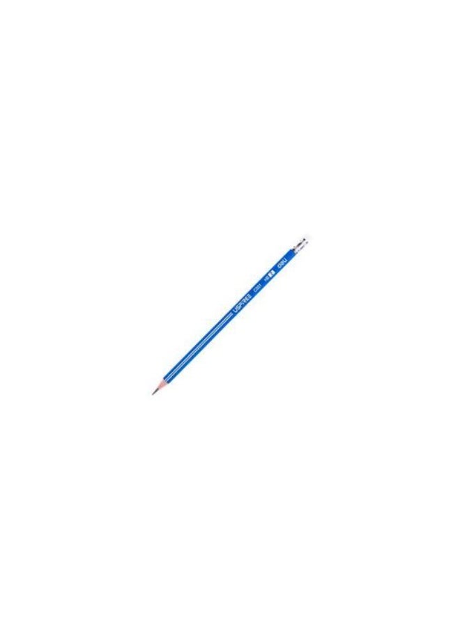 Deli Pencil with Eraser EC001-HB2 - Image 1