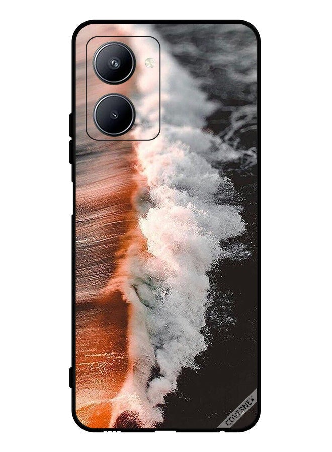 Covernex Protective Case Cover For Realme C33 Sea Water Wave - Image 1