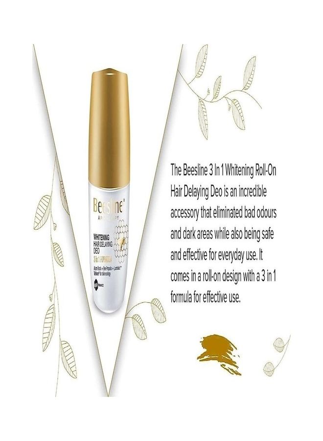 Beesline Whitening Roll-On Hair Delaying Deo + Free Deodorant - Beauty Pearl Multicolor 2*50ml - Image 2
