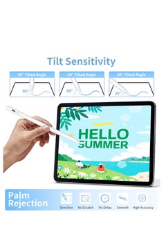 Generic Stylus Pen for iPad 9th & 10th Generation with Palm Rejection Technology by Infusun, Active Pen Compatible with Apple iPad 10th/9th/8th/7th/6th Generation, iPad Air 5th/4th/3rd Generation, iPad Pro 11 & 12.9 inch, iPad Mini 6th/5th Generation  - Image 3
