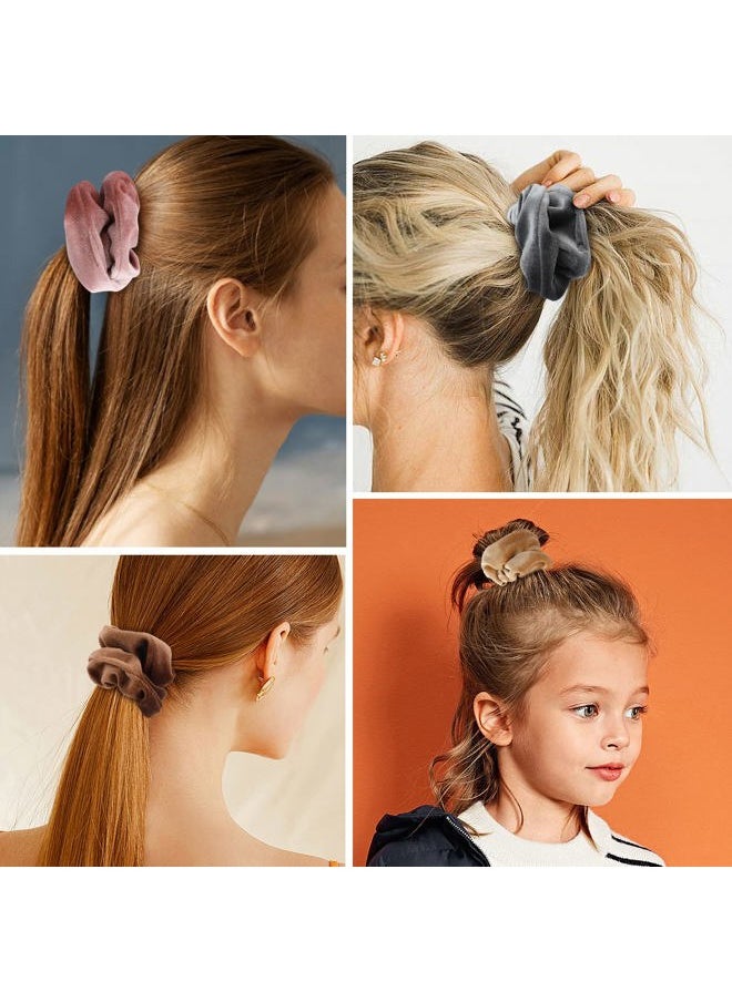 Mandydov - 12 Pcs Hair Scrunchies Elastic Hair Ties Ropes Scrunchie for Women Hair Accessories - Image 1