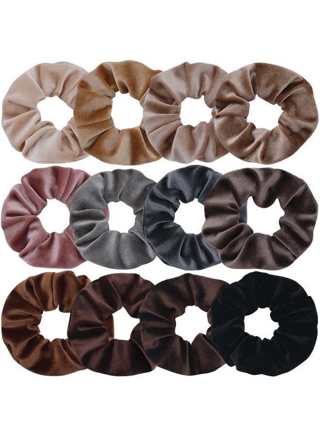 Mandydov - 12 Pcs Hair Scrunchies Elastic Hair Ties Ropes Scrunchie for Women Hair Accessories - Image 1