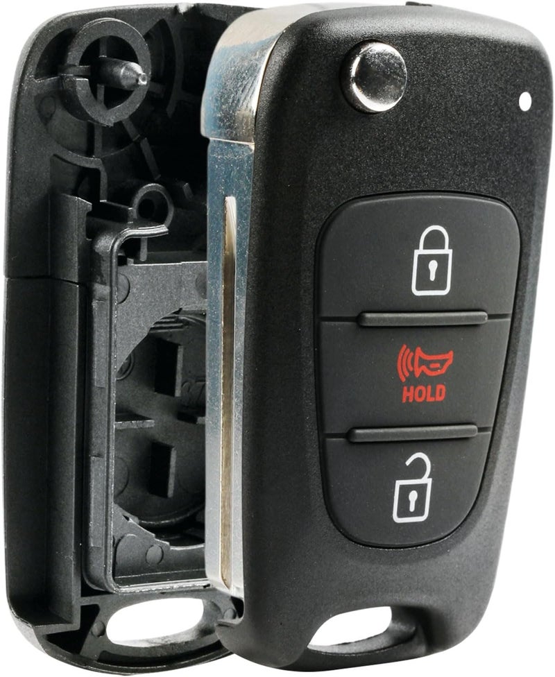 USARemote Flip Key Fob Remote Case Shell for Kia Rio and Kia Soul - Image 1
