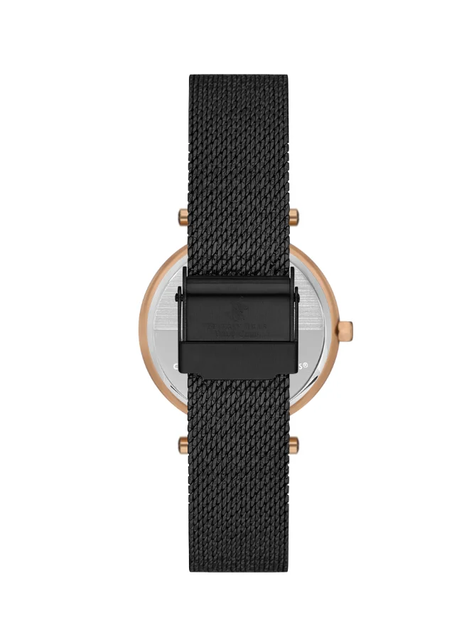 BEVERLY HILLS POLO CLUB BEVERLY HILLS POLO CLUB Women's Analog Black Dial Watch - BP3589C.450