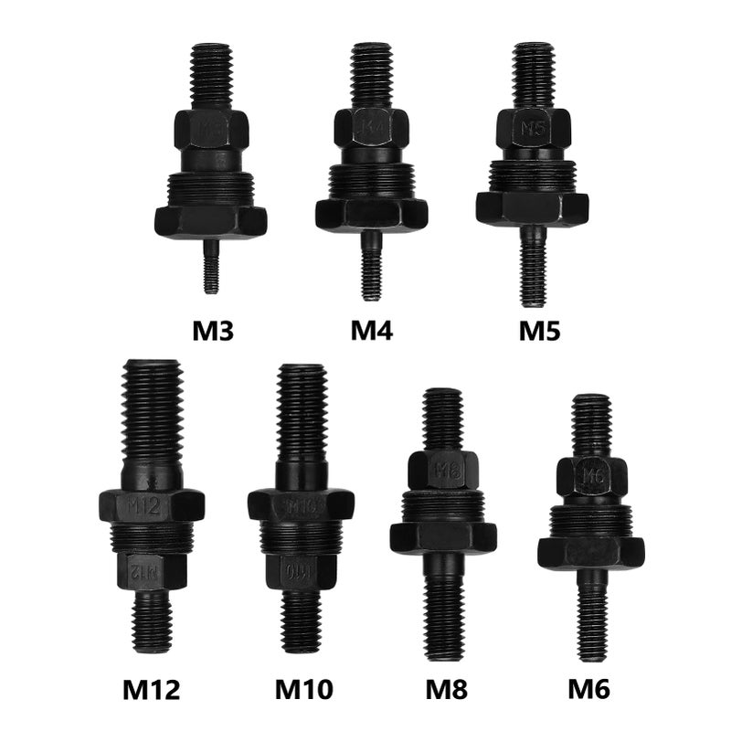Riveter Machine Accessory Threaded Mandrel Rivet Nut Tool Adapter Pull Rod Riveter Replacement Riveting Heads - Image 2
