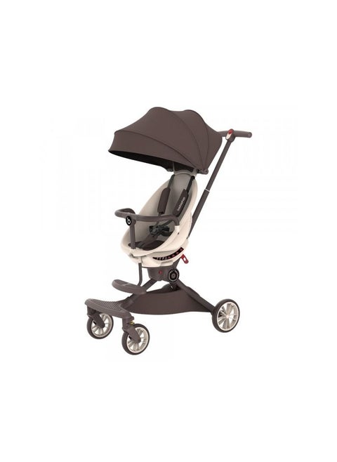 V18 Trolley Foldable Stroller - Caramel Milk Tea
