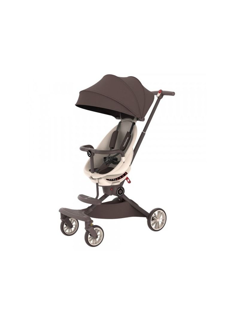 Generic V18 Trolley Foldable Stroller - Caramel Milk Tea  - Image 1