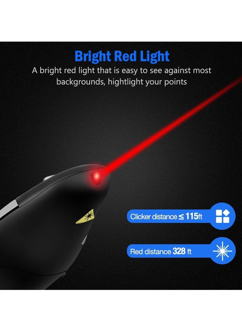 Generic - Wireless Presenter with 2.4GHz Laser, 30m Range, PPT & Mouse Mode, USB Plug and Play Compatibility - Image 1