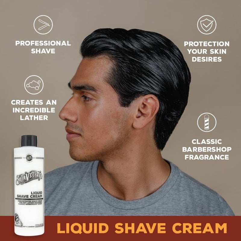Suavecito Liquid Shave Cream 8 oz. Men's Shaving Professional Product For Machine Use Only - Image 3
