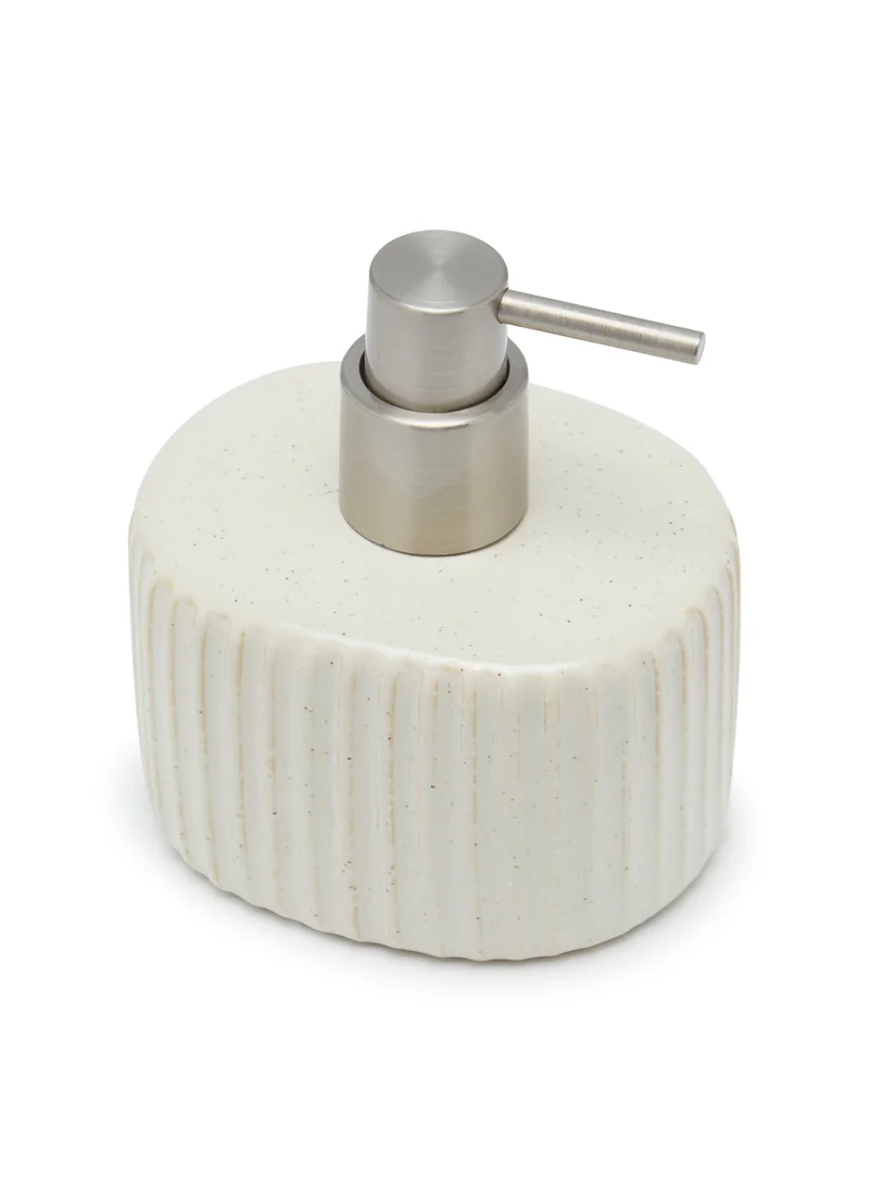 يسكن Dwell Stripe Ceramic Lotion Dispenser