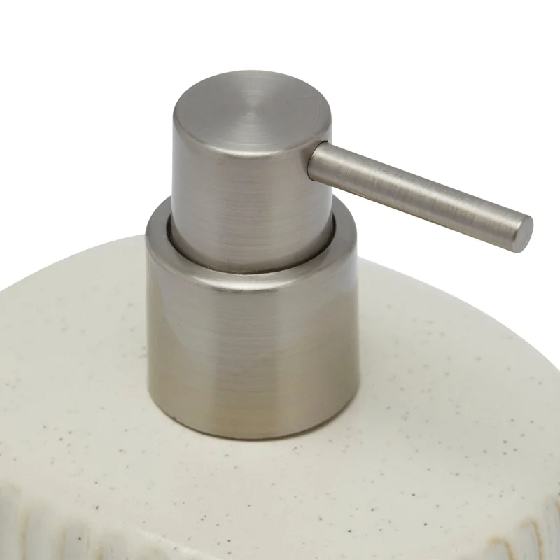 DWELL Dwell Stripe Ceramic Lotion Dispenser