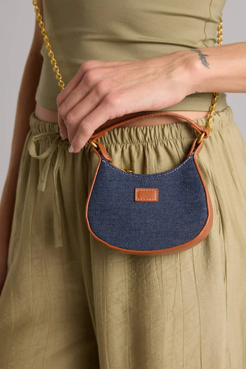 Denim Crossbody Bag