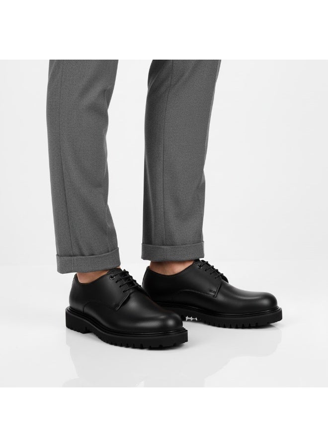 Men's genuine leather shoes with a lightweight and comfortable EVA sole - available in various colors and sizes - Image 1