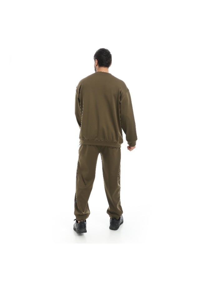 Caesar Men's winter sports tracksuit, velvet interior - Image 3