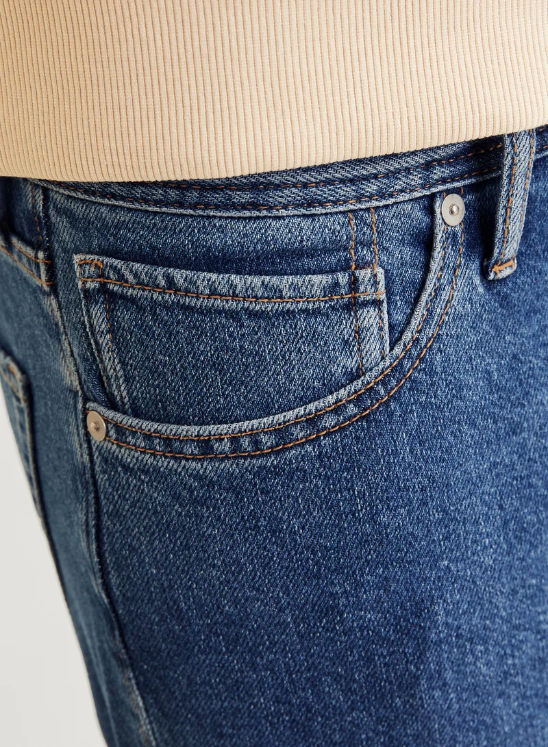 JJ Rebel Jrebryan Jjcraft Realxed Fit Mid Wash Jeans