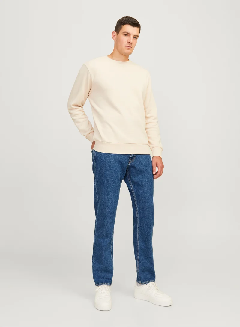 JJ Rebel Jrebryan Jjcraft Realxed Fit Mid Wash Jeans