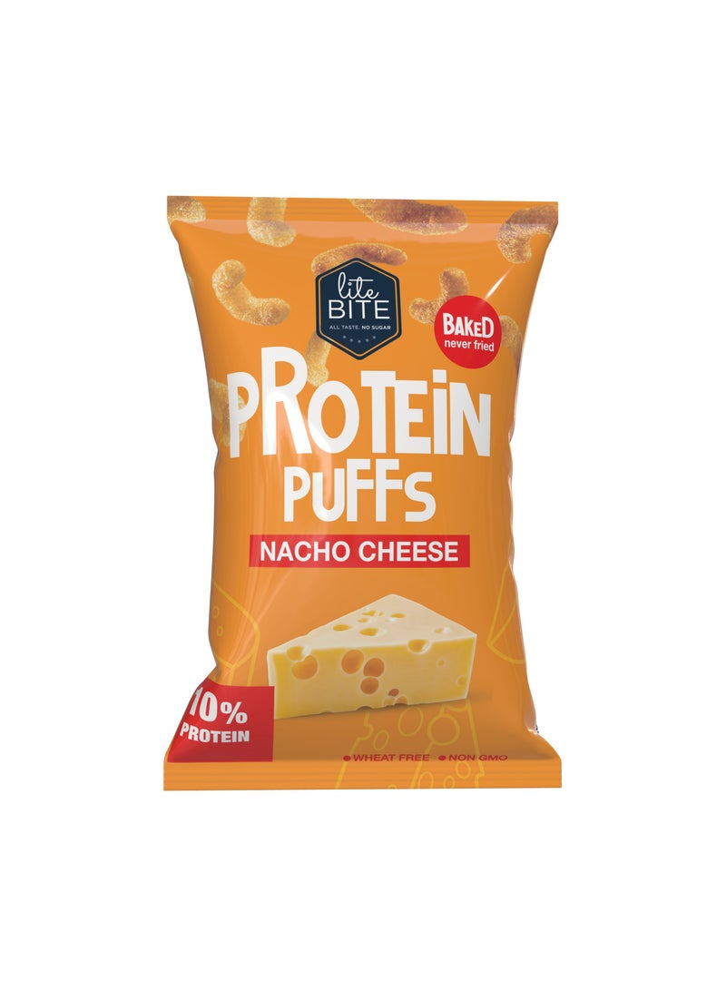 Lite Bite Nacho Cheese Protein Puffs 40g 