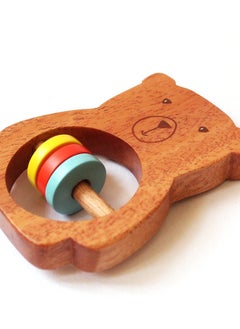 Shumee Shumee Wooden Bear Shaped Rattle  - Image 2