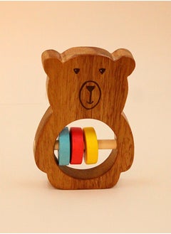 Shumee Shumee Wooden Bear Shaped Rattle  - Image 5