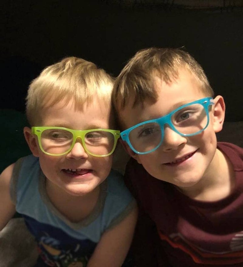 OWL Kids Clear Lens Glasses, Glow in the Dark Transparent White, Children's Nerd Fake Costume Glasses for Girls Boys UV400 Eye Protection - Image 4