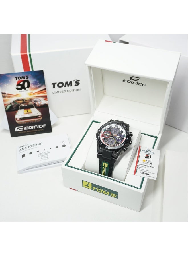 Casio Edifice EFS-S641TMS-1ADR Solar Chronograph Men’s Watch – Sapphire Glass, Titanium Case - Image 3