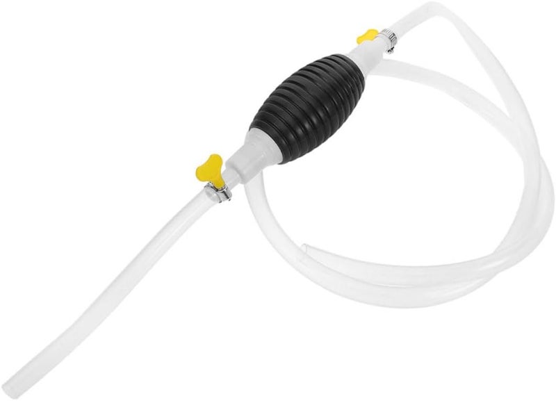 Gatuida Hand Siphon Pump Manual Liquid Transfer Pump for Automotive and Household Use Efficient Fuel and with Hose for Quick and Transfer - Image 1