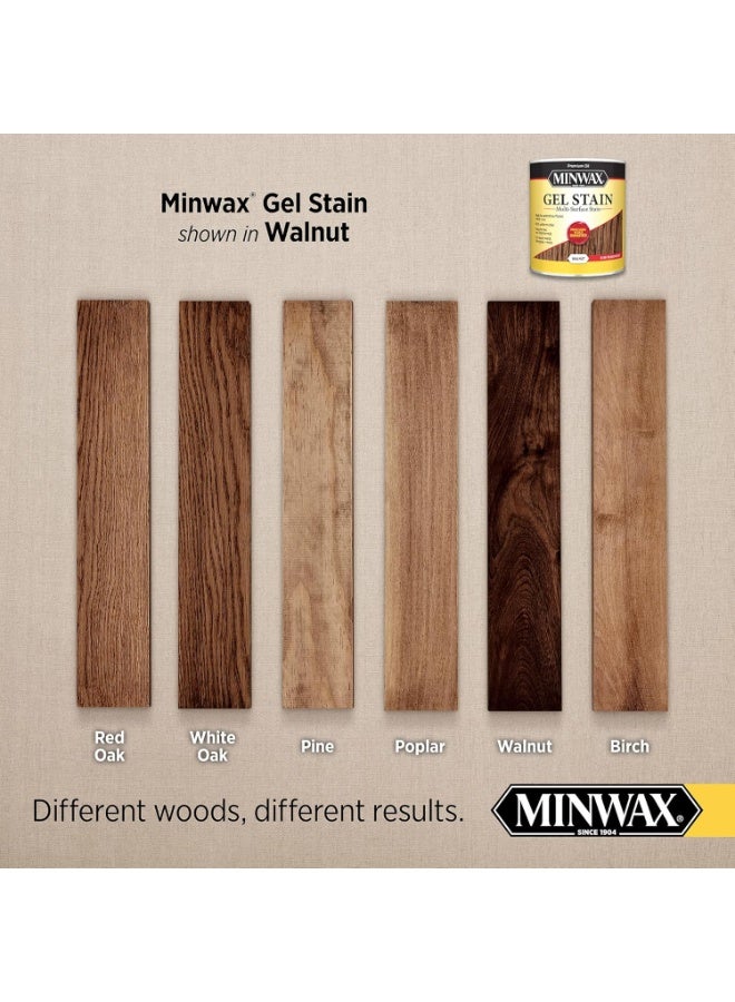 Minwax Premium Oil Gel Stain Multi Surface Stain Semi Transparent Walnut 946 ML - Image 2