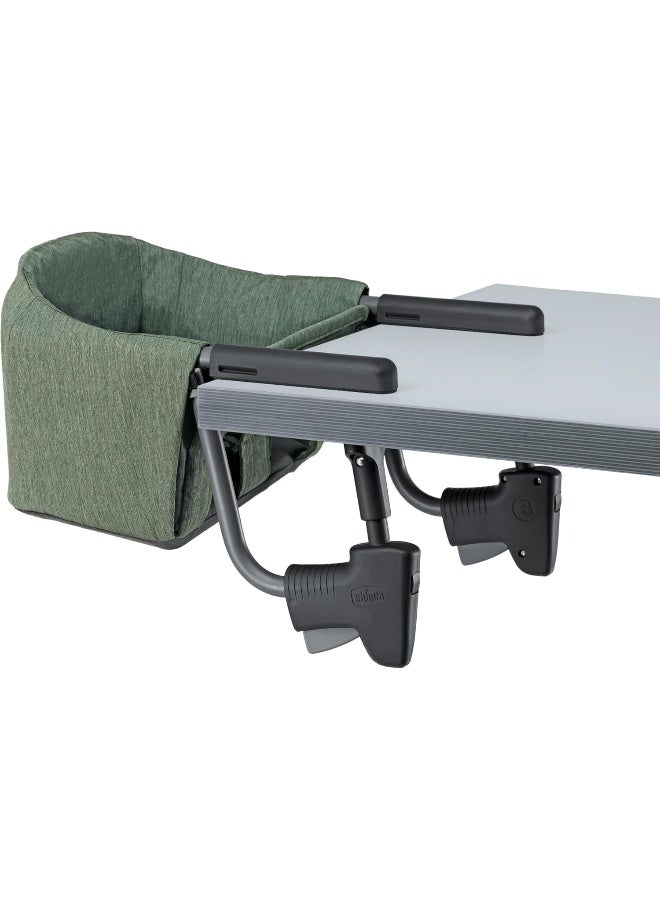 Chicco FastLockâ„¢ Hook-On High Chair, Portable High Chair for Babies and Toddlers, Sets up in Seconds | Moss/Green - Image 1