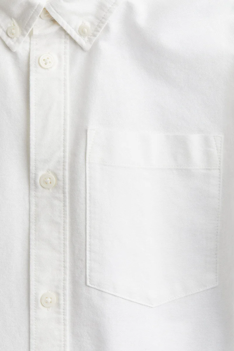 H&M Button-Down Cotton Shirt
