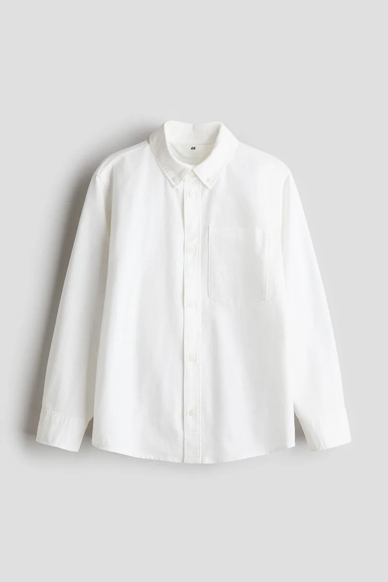 H&M Button-Down Cotton Shirt