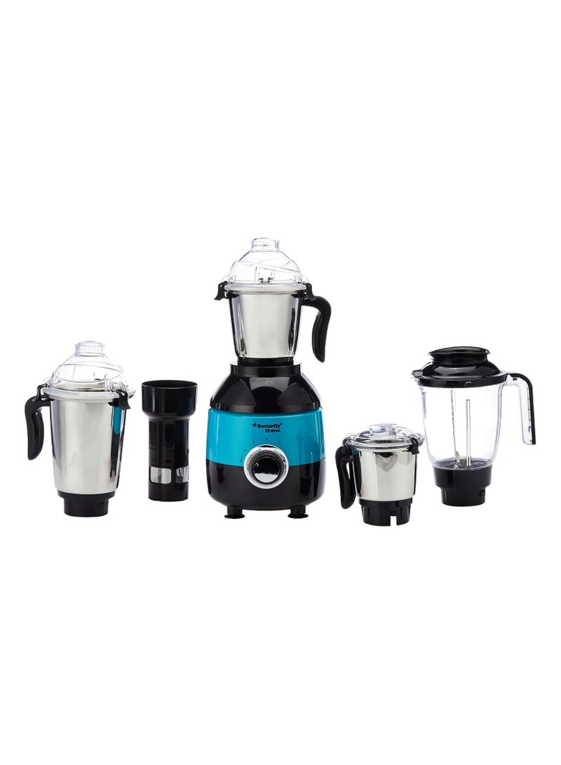 باترفلاي Butterfly Acrylonitrile Butadiene Styrene Bhima 1000 Watts Mixer Grinder, 4 Jar, Green  - Image 2