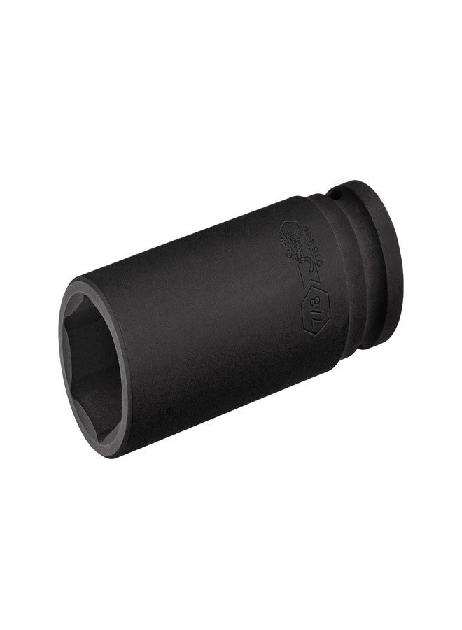 Jetech 1/2 Inch Drive 7/8 Inch Deep Impact Socket, Made with Heat-Treated Chrome Molybdenum Alloy Steel, 6-Point Design, SAE - Image 1
