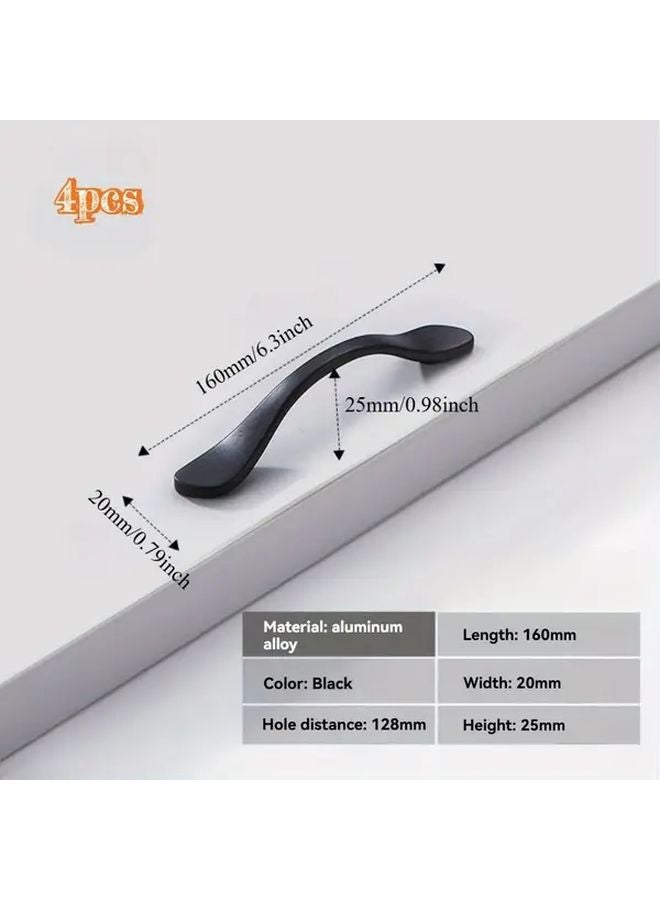 Sand Golden 128mm Modern Cabinet Pulls Heavy Duty Drawer Handles Kitchen Dresser Wardrobe Easy Installation - Image 3