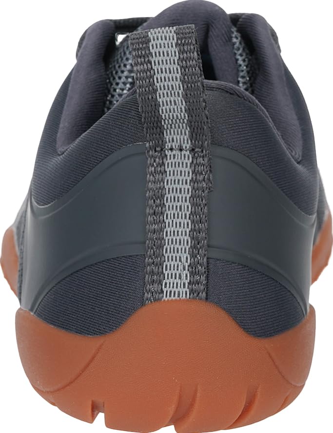 WHITIN Women's Barefoot Minimalist Running Shoes Wide Toe Box Trail Zero Drop Size 6.5 Cross Training Gym Weightlifting Walking Sneaker Grey Gum 37 - Image 3