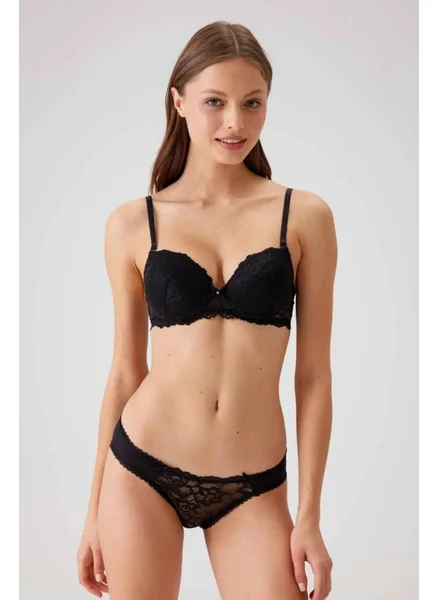 بيير كاردان Underwire Support Push Up Bra Set