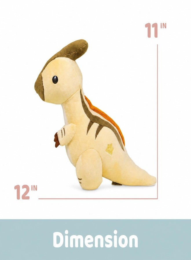 Bellzi Parasaurolophus Dinosaur - Cute Stuffed Animal Plush Toy - Adorable Soft Parasaurolophus Dinosaur Toy Plushies and Gifts - Perfect Present for All Ages - Parasauri - Image 2